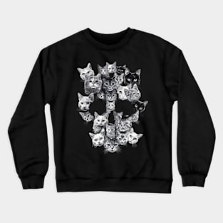 Cat Skull Jewelry Crewneck Sweatshirt